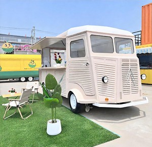 Camión de Comida Móvil Eléctrico Retro Directo de Fábrica <span class=keywords><strong>con</strong></span> Máquina Comercial de Helado Suave para Catering en Parques Nocturnos - Product Image 4