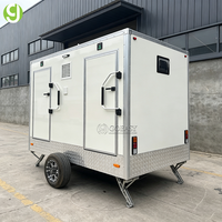 Remorque mobile Goeasy, toilettes mobiles, douche mobile avec climatisation et toilettes