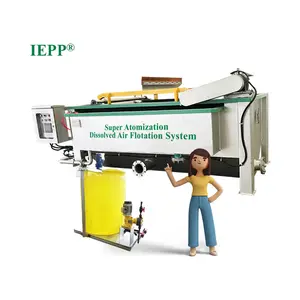 IEPP fabrika atıksu arıtma ekipmanları DAF sistemi üreticisi kanalizasyon netleştirmek makine mikro kabarcık çözünmüş hava flotasyon