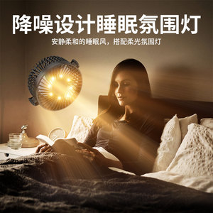 Portable Magnetic <b>Mini</b> Fan 6 Inch USB Charging <b>Desk</b> Fan Foldable For Outdoor Indoor Use - Product Image 5