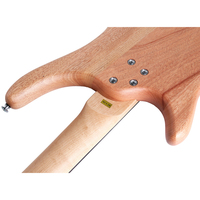Gitar Bass Elektrik 4 Senar 24 Fret Berkualitas Tinggi, Body Kayu Solid, Pickup HH, Bass Profesional untuk Pertunjukan Panggung
