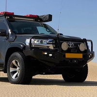 Land Cruiser 200 Series Heavy Duty 4x4 Offroad Winches Bumper LC200 Front Bull bar avec Guard Board et Led Lights