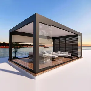 Aluminium Pergola Glass Roof Smartable Design For Outdoor Comfort