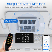 Unidad de Aire Acondicionado de Alto Rendimiento de 24V para Camiones D26 con Doble Rotación, para el Mercado del Sudeste Asiático, Capacidad de Refrigeración de 2500W, Oscilación Automática, para Estacionamiento