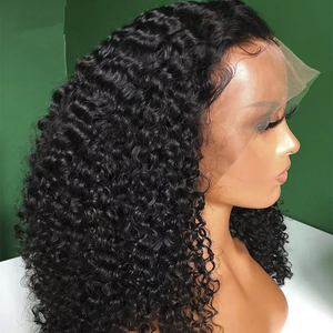 Perruque en <span class=keywords><strong>cheveux</strong></span> humains vietnamiens sans colle, pré-épilée, pré-coupée, <span class=keywords><strong>avec</strong></span> dentelle frontale HD 13x4, prête à poser - Product Image 4