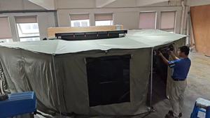 <span class=keywords><strong>Auvent</strong></span> de voiture autoportant côté conducteur à 270 degrés, abri imperméable avec enclos mural pour SUV, camion, fourgonnette - Product Image 2