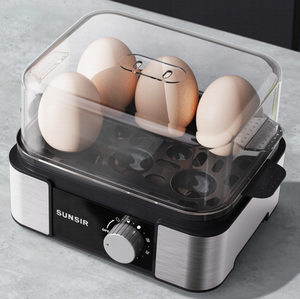 Hervidor de Huevos para 6 Huevos con Función de Huevos Escalfados, Escalfe y Cocina al Vapor, Asistente de Cocina Eléctrico Automático, Sunsir OEM/ODM - Product Image 4
