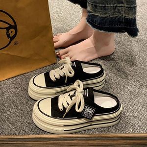 Sandalias de Plataforma con Tacón de Cuña para Mujer, Estilo Abrigo de Verano, Suela Gruesa, Ligeras, con Efecto de Aumento de Altura - Product Image 3