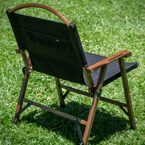 Chaise <span class=keywords><strong>de</strong></span> camping pliante Kermit en bois <span class=keywords><strong>de</strong></span> chêne double couche <span class=keywords><strong>de</strong></span> haute qualité, légère et robuste, pour <span class=keywords><strong>jardin</strong></span> et villa, fournie directement par l'usine - Product Image 3
