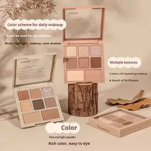 <span class=keywords><strong>Sombra</strong></span> <span class=keywords><strong>de</strong></span> <span class=keywords><strong>Ojos</strong></span> NOVO Beautiful Eyes First Bloom, Ocho Colores, Resistente al Agua, Acabado Mate Perlado, Marrón Castaño, Color Tierra Súper Popular - Product Image 3