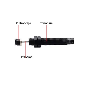 Amortisseur d'huile réglable d'amortissement hydraulique de cylindre ACJ1007/ACJ1210/1412/2020/2525-tampon de pression d'huile de N