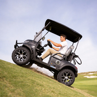 Voiturette de golf Quad électrique Véhicule de loisirs et de tourisme Batterie au lithium 72V 35000W/5000W Moteur certifié CE 1-2 places 30-50Km/h