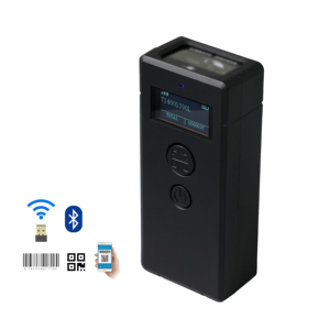 Cầm tay mã QR Scanner USB không dây 2.4 Gam màu xanh răng Android 1D 2D Máy quét mã vạch cho siêu thị - Product Image 5