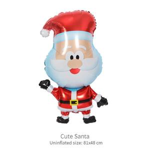 <b>New</b> Hot Selling Christmas Ornaments <b>Home</b> Party Decoration Santa Claus <b>Balloon</b> Inflatable Snowman Gift Christmas Foil <b>Balloon</b> - Product Image 1