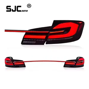 SJC Auto Accessories Taillights For BMW 5 Series M5 F10 F18 2011-2016 Plug and Play LED Rear Stop Lamps Back Lights with Middle