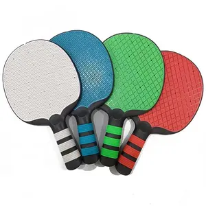 Raquette de tennis de table en caoutchouc et silicone personnalisée de haute qualité à un corps