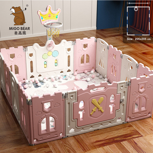 Corralito de plástico HDPE de alta calidad para bebés, cerca de plástico de seguridad para niños, parque infantil - Product Image 2