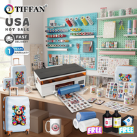 Printer UV DTF A3 Upgrade 2026 dengan Laminator Terintegrasi, Pengeringan Cepat untuk Kustomisasi Label Kristal & Casing Ponsel