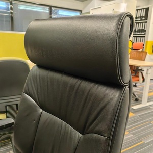 Chaise de patron moderne ergonomique réglable confortable en demi-cuir, fabrication directe 761A - Product Image 5