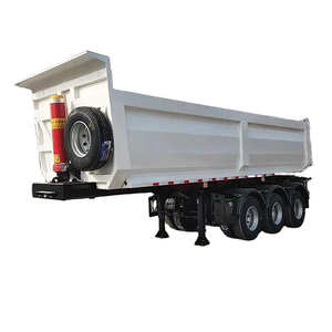 Semirremolque Volquete en Forma de U, 40/50 Toneladas, 3 Ejes, Remolque Hidráulico para Minería, en Venta - Product Image 1