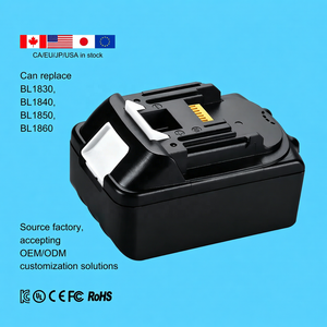 Energup อะไหล่แบตเตอรี่18V ชาร์จได้สำหรับอะไหล่ได้รับการรับรองจาก KC MAK BL1820 BL1830แบตเตอรี่เครื่องมือ BL1860 BL1850 BL1840 - Product Image 1