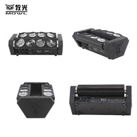 8 Yeux Araignée RVB DMX 8x10w LED Faisceau Tête Mobile Lumières pour Stage Dj Club Disco Bar Party