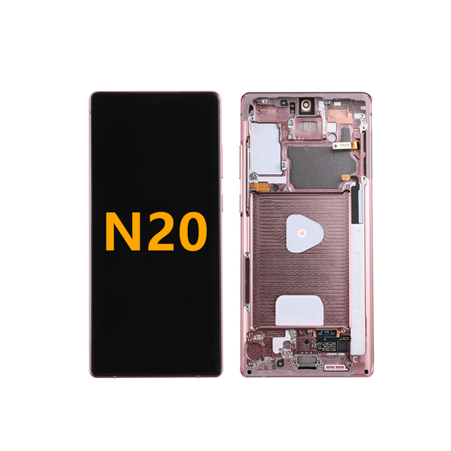 Factory Original AMOLED LCD Screen Display with Frame 1-Year Warranty Compatible for Samsung for Galaxy Note 20 & 5G Models