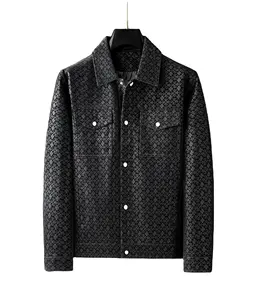 New outerwear men's autumn/winter lapel jacket Korean version slim fitting and versatile youth original jacket