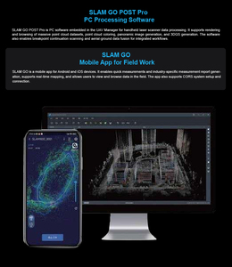 Foxtechrobot Slam1000 360 Lidar Laser 3D Portatile per Rilievo Terrestre e Scansione Edifici - Product Image 5