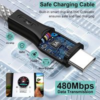 Offre Spéciale Bio Magnetic Usb Cable Type-C Magnet Charger Cord Fast Charging Magnetic Usb Cable Magnetic Coil Usb Cable