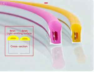 ไฟนีออน LED แบบกำหนดเองได้ กันน้ำ IP67 ขนาด 2.5 ซม./1 ซม. ตัดได้ตามต้องการ สำหรับป้ายไฟหน้าร้าน - Product Image 4