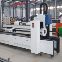 Machine de découpe laser à fibre CNC haute puissance 12000W pour tubes, découpeuse laser de tubes pour acier lourd, aluminium, tubes industriels