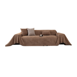 Chenille <b>Sofa</b> <b>Cover</b> 145-185Cm Non-Zippered Full Coverage Machine Washable <b>For</b> All Seasons - Product Image 5