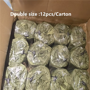 Matelas gonflable ultraléger JYHE avec pompe à <span class=keywords><strong>pied</strong></span> intégrée, lit d'appoint double pour le camping - Product Image 5