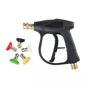 SPS High Pressure Car Wash Gun High Pressure Power Washer Spray Nozzle Water With 5 Nozzle Tips