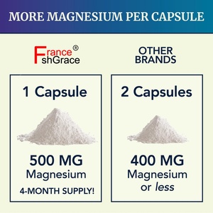 Citrato de Magnesio 500 MG para Relajación, Estreñimiento y Apoyo Digestivo, Suplemento de Magnesio de Alta Absorción - Product Image 6