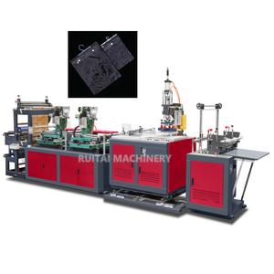 תיק מבד פלסטיק עם לחצן הצמד כפתור Snap תדר גבוה שקית ביצוע מכונה - Product Image 1