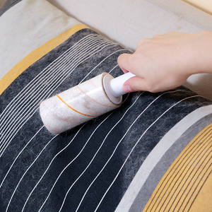 Mini rouleau anti-peluche Innowell avec poignée rétractable, éliminateur de poils de vêtements portable, papier de remplacement à déchirer et à utiliser - Product Image 5