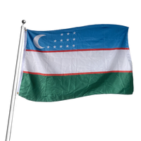 Drapeau du Hazaristan promotionnel 3x5 pieds 100% polyester Impression numérique double face Drapeau du Hazaristan personnalisé