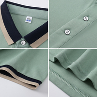 Packs de polos professionnels respirants à col contrastant, avec logo imprimé ou brodé, pour uniformes d'employés de magasins, restaurants et supermarchés