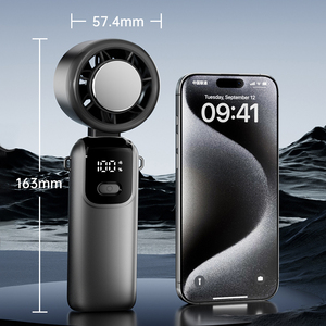 Nhà Sản Xuất Bán Buôn Giá 1800MAh Tốc Độ Cao <span class=keywords><strong>Fan</strong></span> Có Thể Gập Lại Có Thể Sạc Lại Làm Mát Cầm Tay Quạt Di Động - Product Image 5