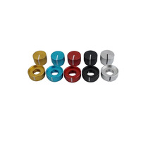 Boutons de guitare en aluminium tournés sur commande CNC - Volume et tonalité superposés, remplacement