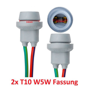 W5W T10 ซ็อกเก็ตไฟรถยนต์มอเตอร์ไซค์ยางอเนกประสงค์สำหรับเปลี่ยนซ่อม LED ตำแหน่งเบรคไฟเลี้ยว 1PCS2PCS - Product Image 4