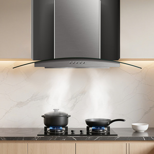 Penghisap Asap Dapur Listrik Model Baru dengan Ventilasi, Peralatan Masak, Penghisap Asap Dinding, Baja Anti Karat, untuk Luar Ruangan dan Hotel - Product Image 5