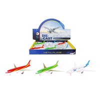 BGL Wholesale 1:72 Avion de chasse en alliage coulé sous pression, modèle à friction, jouet à rétrofriction avec effets sonores et lumineux pour enfants
