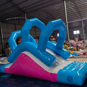 Videur gonflable de tour de parc d'attractions pour des enfants commerciaux avec le château plein d'entrain combiné d'eau de glissière videur gonflable - Product Image 6