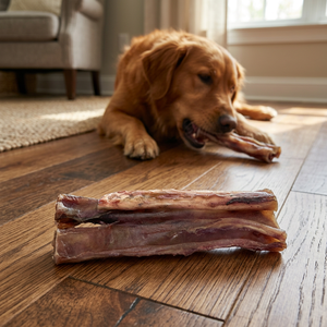 Snacks de Piel de Res para Perros, Secados al Aire, Altos en Proteínas, Bajos en Grasas, Sin Aditivos/Conservantes, Salud Digestiva para Razas Pequeñas - Product Image 1