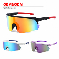 Gafas de Sol Deportivas con Lente Polarizada Fotocromática de Una Pieza, Protección UV400, para Ciclismo, Senderismo y Actividades al Aire Libre, con Logotipo Personalizado OEM