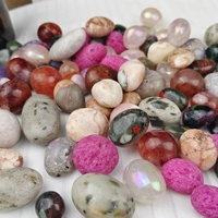 Bestseller 2-3cm Kleine Echte Kristall-Polierte Quarz-Achat Trommelsteine Handstein zur Stresslinderung