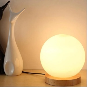 Glass Classic Lamp <b>Lighting</b> Glass Table Lamp Indoor Glass Ball Table Lamp - Product Image 4